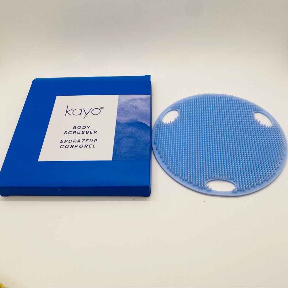 NWOT Kayo Body Scrubber, Light Blue